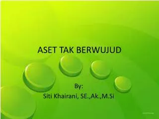 aset tak berwujud
