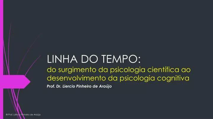 linha do tempo do surgimento da psicologia cient fica ao desenvolvimento da psicologia cognitiva