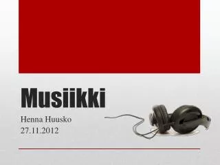 musiikki