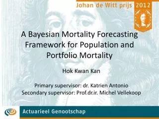 a bayesian mortality forecasting framework for population and portfolio mortality