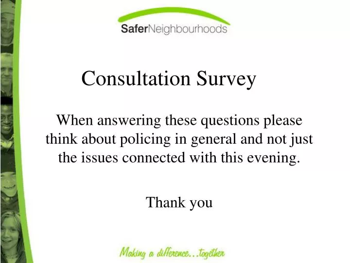 consultation survey