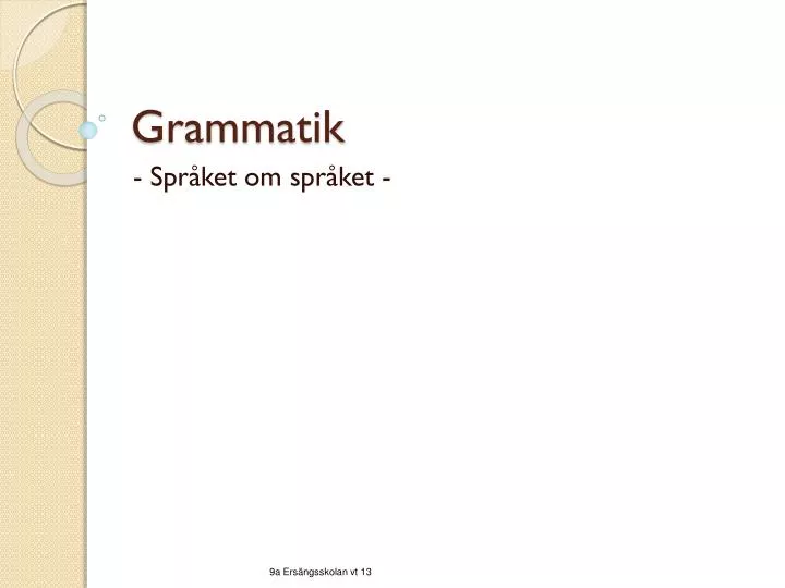 grammatik