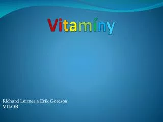v i t a m n y
