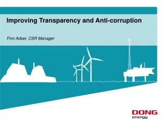 Improving Transparency and Anti-corruption