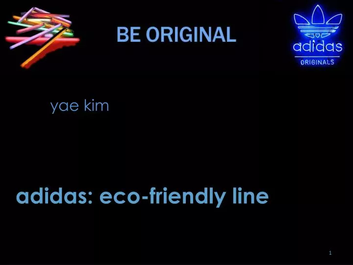adidas eco friendly line