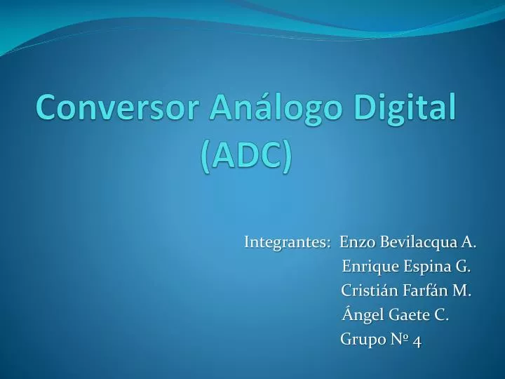 conversor an logo digital adc