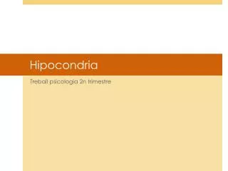 hipocondria