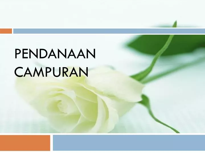 pendanaan campuran