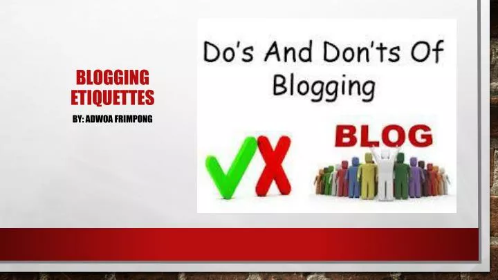 blogging etiquettes