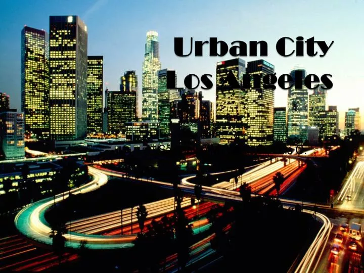 urban city los angeles