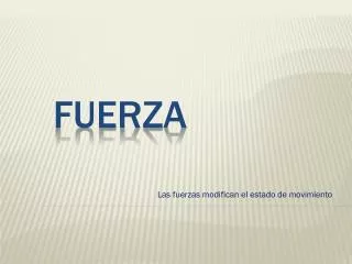 fuerza