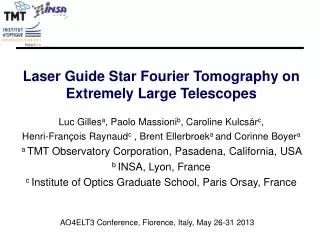 Laser Guide Star Fourier Tomography on Extremely Large Telescopes