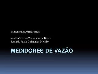 instrumenta o eletr nica andr gustavo cavalcante de barros ronaldo paulo guimar es moinho