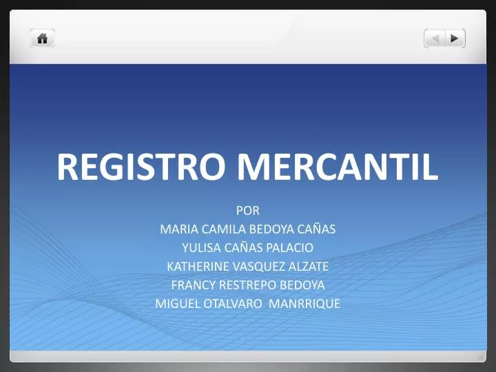 registro mercantil