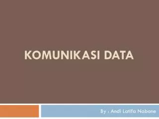 komunikasi data