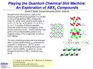 Playing the Quantum Chemical Slot Machine: An Exploration of ABX 2 Compounds