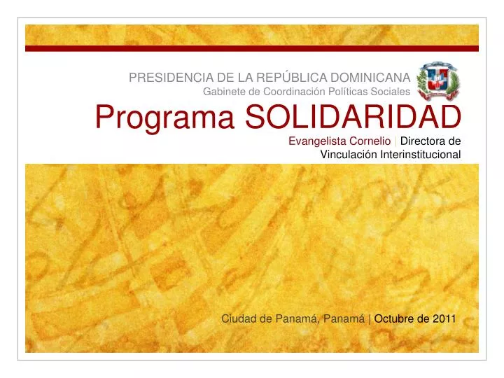 programa solidaridad