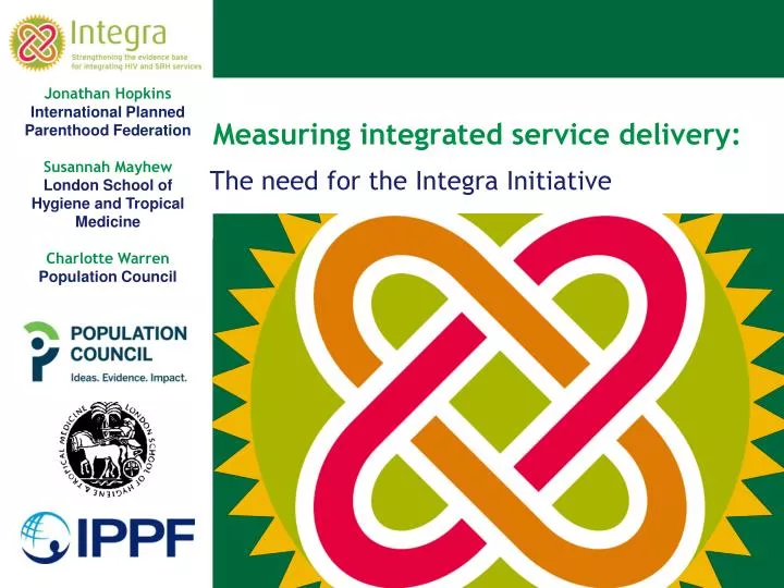 measuring integrated service delivery
