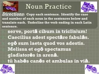 Noun Practice