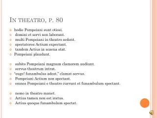 in theatro p 80
