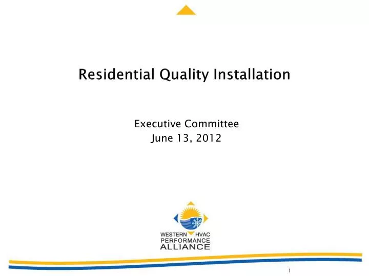 residential quality installation