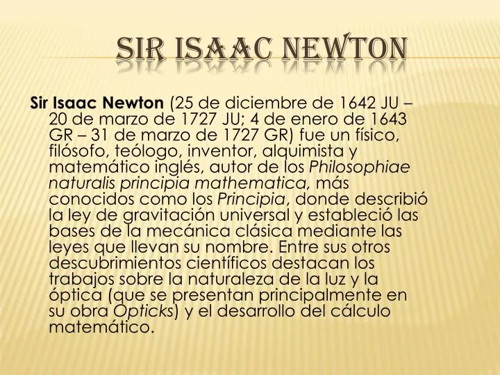 sir isaac newton