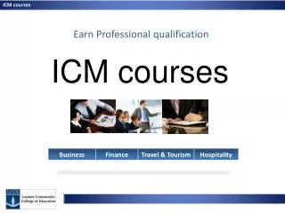 ICM courses