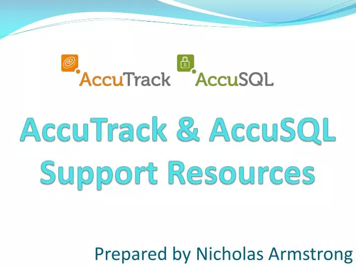 accutrack accusql support resources