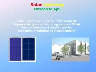 solar lightning entreprise aps