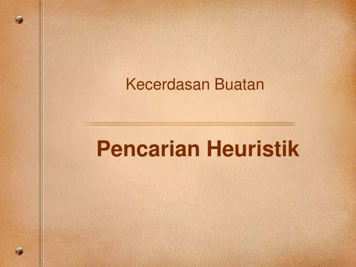 pencarian heuristik