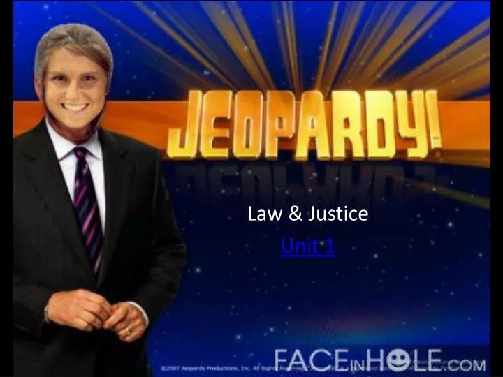 law justice unit 1