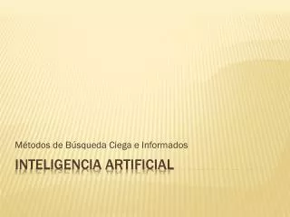 m todos de b squeda ciega e informados