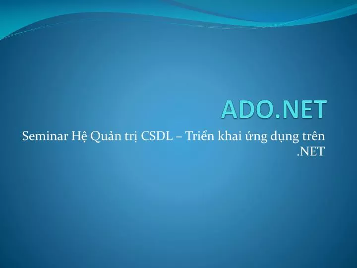 ado net