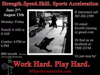 Strength.Speed.Skill . Sports Acceleration