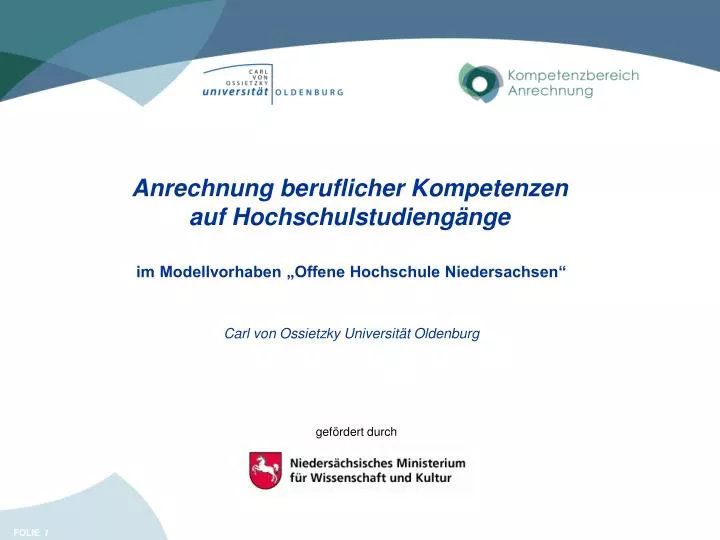 anrechnung beruflicher kompetenzen auf hochschulstudieng nge