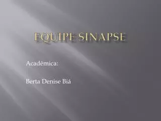 equipe sinapse
