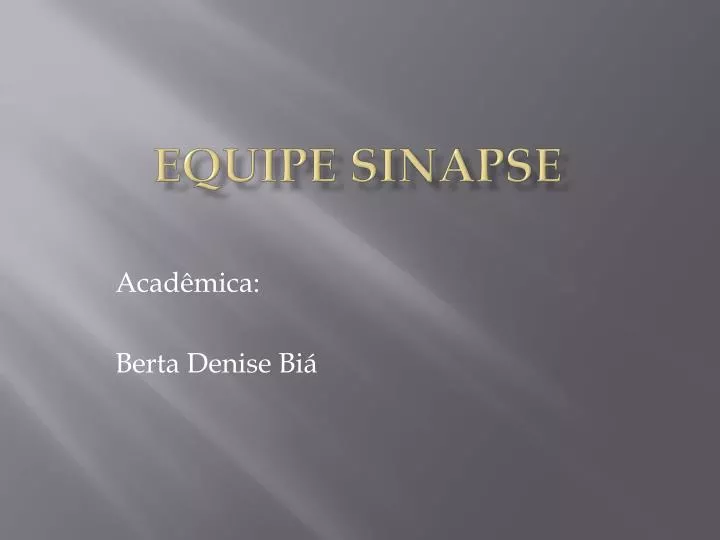 equipe sinapse