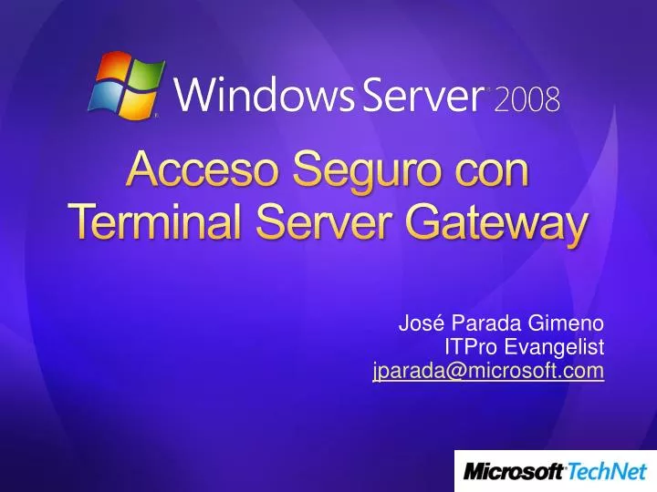 acceso seguro con terminal server gateway