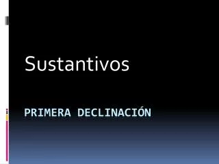 sustantivos