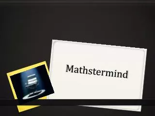 Mathstermind