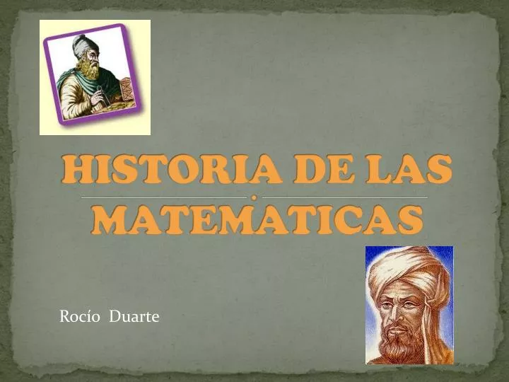 historia de las matematicas