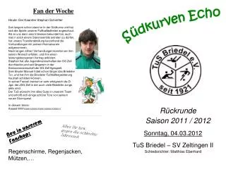 r ckrunde saison 2011 2012
