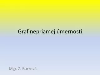graf nepriamej mernosti