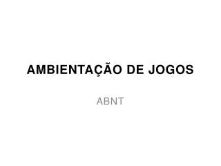 ambienta o de jogos