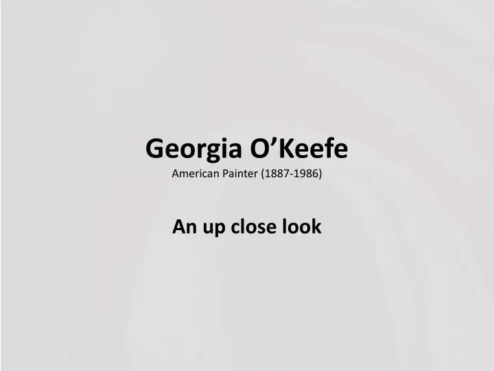 georgia o keefe american painter 1887 1986