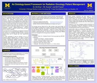 An Ontology-based Framework for Radiation Oncology Patient Management