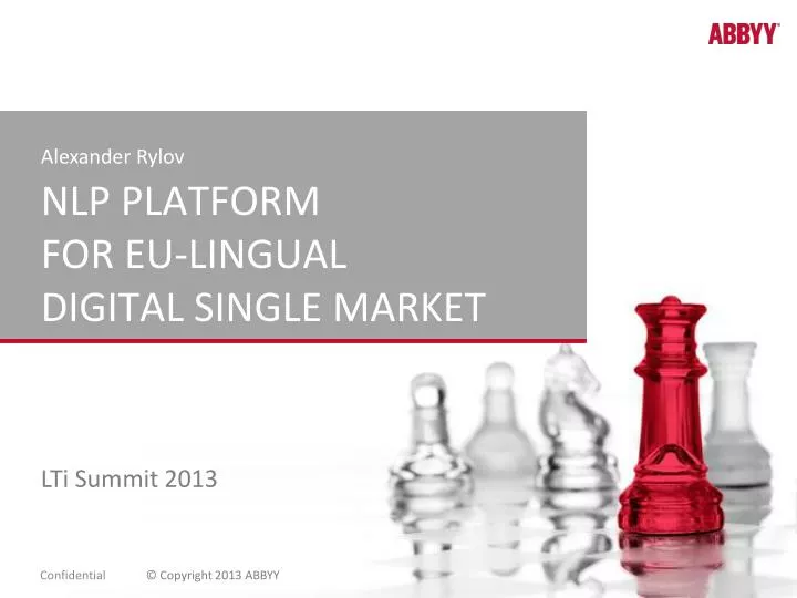 nlp platform for eu lingual digital single market
