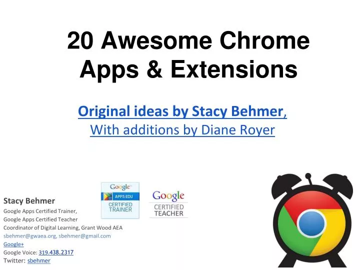 20 awesome chrome apps extensions