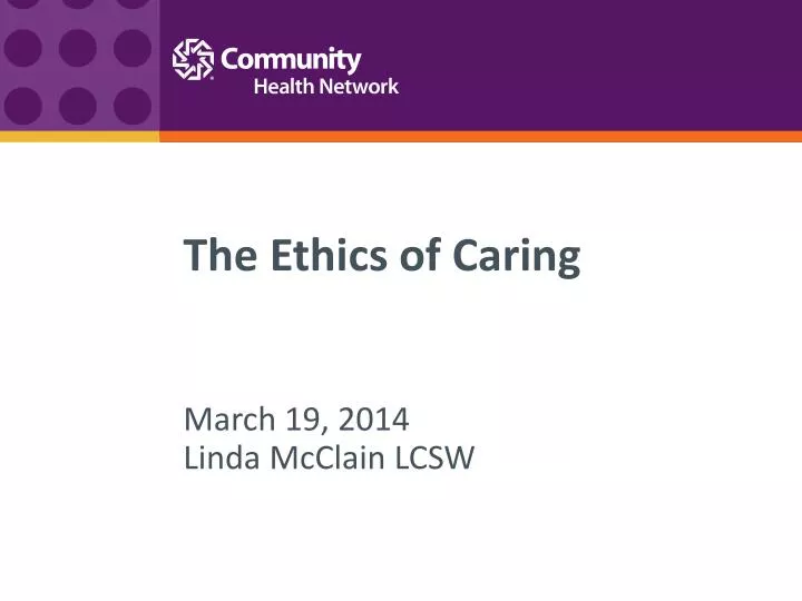 the ethics of caring