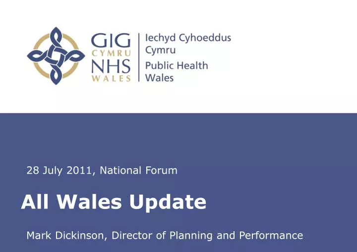 all wales update